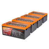 Enjoybot Batteria LiFePO4 12V 400Ah, Batteria al Litio per Roulotte/RV/Off Grid/Sistema Solare